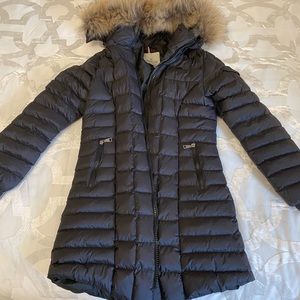 Moncler black puff jacket. Original